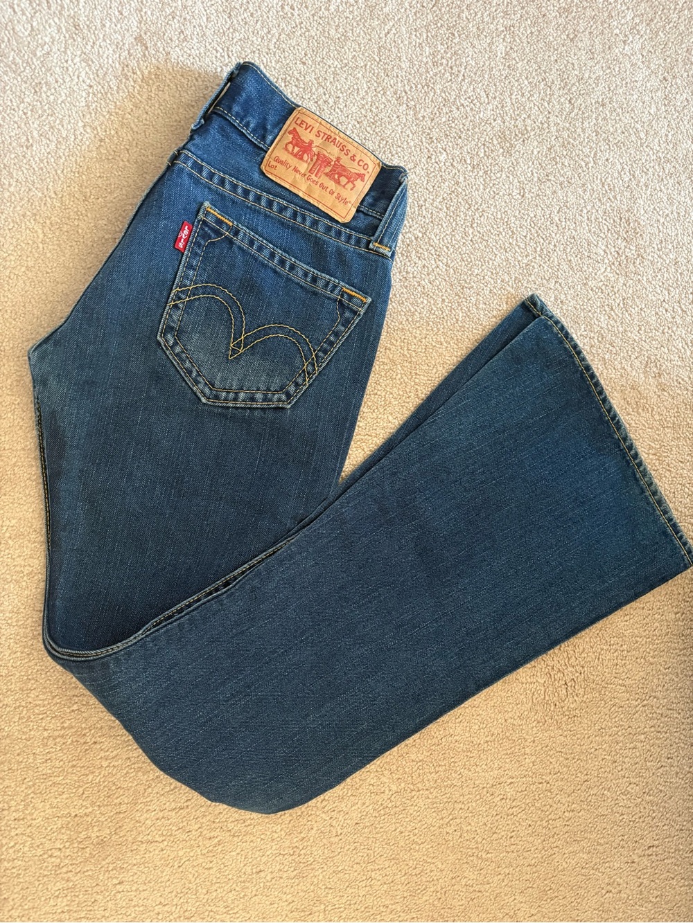 Levi's Indigo Low Bell - Type 1 Flare Jeans